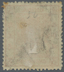 1883, large dragon thick paper 3 Ca. vermilion, unused mounted mint, ...