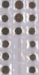 Frankreich / Italien / Venedig: Konvolut 15 Münzgewichte des 16./17. ...