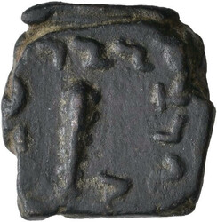 Æ-Klippe, um 303-220 v.Chr., Elefant // Keule, Sear 7610, 14x14 mm, ...