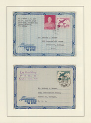 1945/2002, comprehensive used and unused collection on album pages, ...