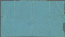 1894 Telegram form (blue) addressed to Vinhlong, cancelled by ...