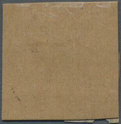 1852 Scinde Dawk ½a. scarlet, embossed in sealing wax, used on small ...