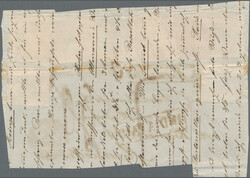 1855 Eight singles of 4a. blue & red, obviously all from 4th printing ...