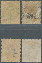 1887-91 Definitives 2a. used with LAMPHUN native cds, 2a. with SAMUT ...