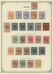 1906/84, Saubere Vordruck-Sammlung in den Hauptnummern wohl komplett ...