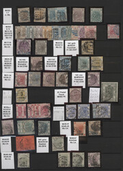 1862/1994 (approx.), collection in stockbook starting from the QV ...