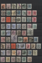 1865/1920 (ca.), mainly used assortment of apprx. 115 stamps, mixed ...