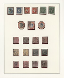 1854/1906, mainly used collection of chiefly QV issues well arranged ...