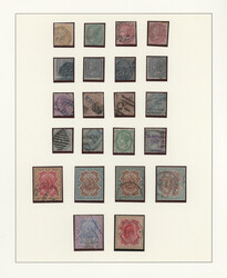 1854/1906, mainly used collection of chiefly QV issues well arranged ...