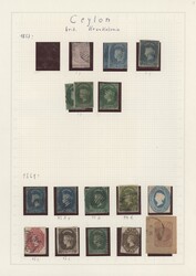 1854/1960 (ca.), used and mint collection on album pages, varied ...