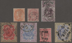 1865-1965 Mixed group of 40 stamps, mint or used, including better ...