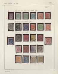 1868/1915, used and unused collection on album pages, sligthly varied ...