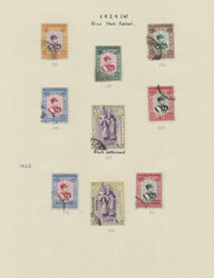 1975/1970 (ca.), collection/accumulation in two stockbooks and on ...