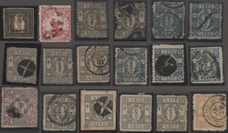 1871/1953, mint and mostly used collection on Schaubek stockpages inc ...