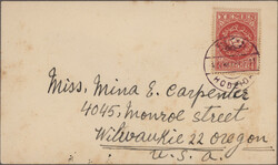 1935-1937 (ca), Lot von 5 Bedarfsbriefen, nach Großbritannien (1937) ...