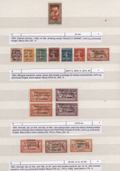 1924/1945, OVERPRINTS, a decent mint specialised collection of 119 ...