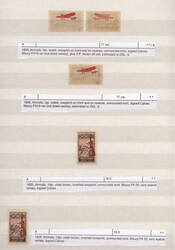 1924/1945, OVERPRINTS, a decent mint specialised collection of 119 ...