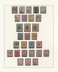 1867/1910 (ca.), used and unused collection well arranged on album ...