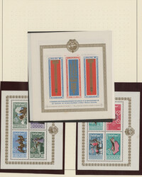 1958/1986, beautiful collection on pages in two fat binders, mostly ...