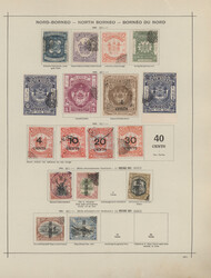 1883-1963 Part collection of mint and used stamps of North Borneo ...