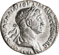 AR-Denar, Rom, IMP CAES NER TRAIAN OPTIM AVG GERM DAC // PARTHICO P M ...