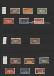 1880/1994 (ca.), extraordinary collection/estate mapping the stamps ...