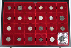 Konvolut von circa 60 antiken Münzen; meist Römische Kaiserzeit; ...