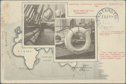 1901/1904, British National Antarctic Expedition, official ppc with ...