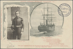 1901/1904, British National Antarctic Expedition, two official ppc: ...