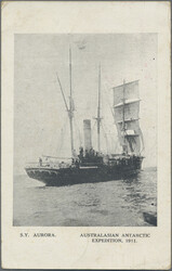 1911/1914, Australasian Antarctic Expedition, official ppc "S.Y ...