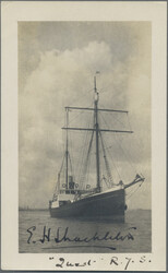 1921/1922, Shackleton-Rowett Antarctic Expedition, two ppc, both ...