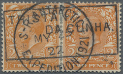 1921/1922, Shackleton-Rowett Antarctic Expedition, GB 2d. orange, ...