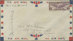 1928/1930, Wilkins Antarctic Expedition, return cover with signatures ...