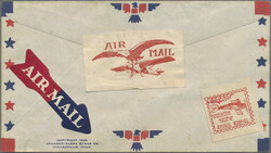 1928/1930, Wilkins Antarctic Expedition, return cover with signatures ...