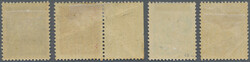 1934, Norwegian expedition on Bouvet Island, four Norwegian stamps ...