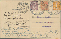 1924, Kerguelen Islands, ppc "CONCESSION DES ILES KERGUELEN Vue prise ...