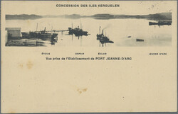 1924, Kerguelen Islands, ppc "CONCESSION DES ILES KERGUELEN Vue prise ...