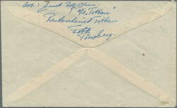 1948, TAAF, Airmail 100fr. "Icarus" on airmail cover from "TERRE ...