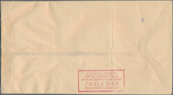 1965, TAAF, 30fr. ITU block of four on cover (vertical crease) from ...