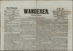 1858-1884, Lot von 6 Zeitungen mit schwarzem bzw. roten ...
