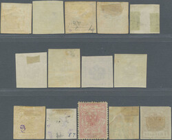 1853-1890, Zusammenstellung der Haupttypen der Zeitungsstempelmarken ...