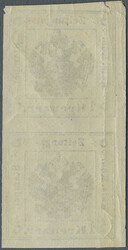 1859, 1 Kr., senkrechtes Mischpaar, Type IIa bzw. IIb, ungebraucht, ...