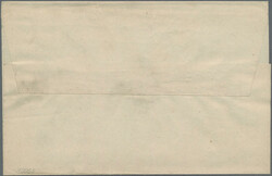 1877, 1 Kr., breit- bis überrandig, zufrankiert auf Deutsches Reich ...