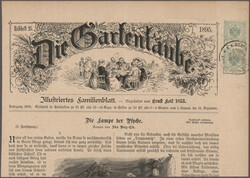 1890, Doppeladler, 2 Kr., senkrechtes Paar, frankiert auf Zeitung ...
