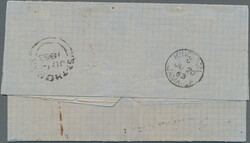 1863, British P.O., crowned circle handstamp "PAID AT ST.THOMAS", ...