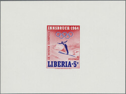 1964, Olympic winter games Innsbruck, ski jumping, Olympic flame and ...