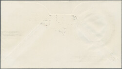 1951, Definitives+Airmails, complete set in plate blocks of four with ...