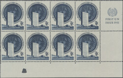 1951 Scott #10, 50¢, third printing, LR MI8 with keystone cut-out. ...