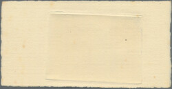 1962, UNO NEW YORK, card board with 2 strikes of chestnut coloured ...