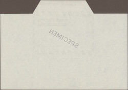 1968, 13¢ air letter. die proof on aerogramme paper, with large ...